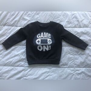 Réversible Sequin Game On Sweatshirt-Adorable Sequin Flip Top for Baby SZ 24-36M